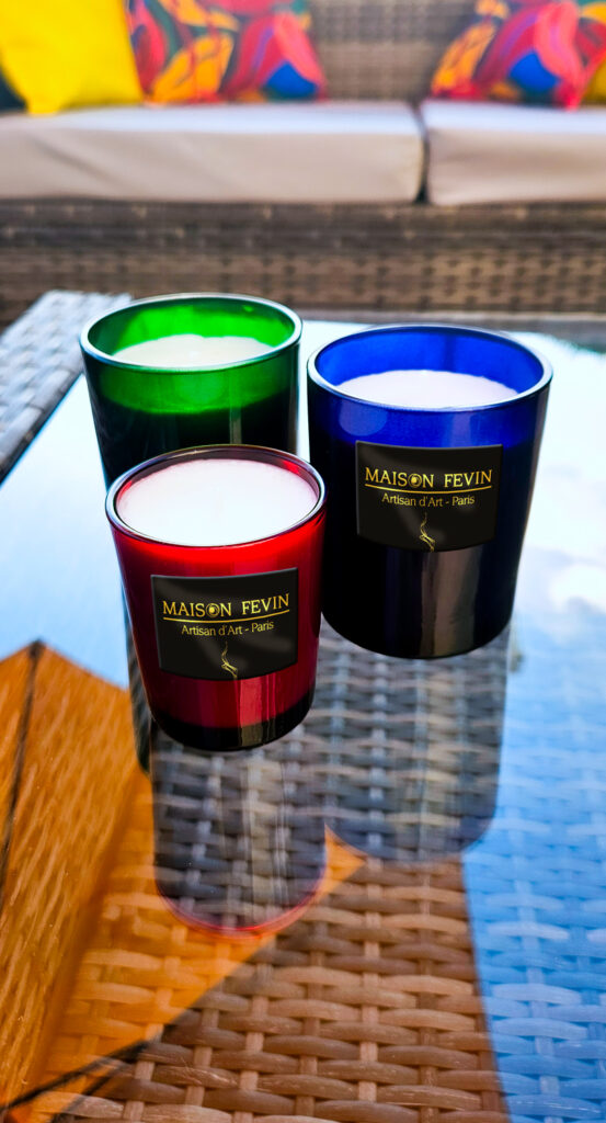 Chandelles et cierges colorés Maison Févin