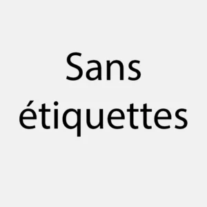 Sans étiquettes